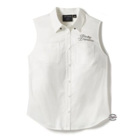 Camicia senza maniche Harley-Davidson® Essential White