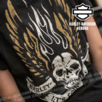 T-shirt Harley-Davidson® Skull black - immagine 6