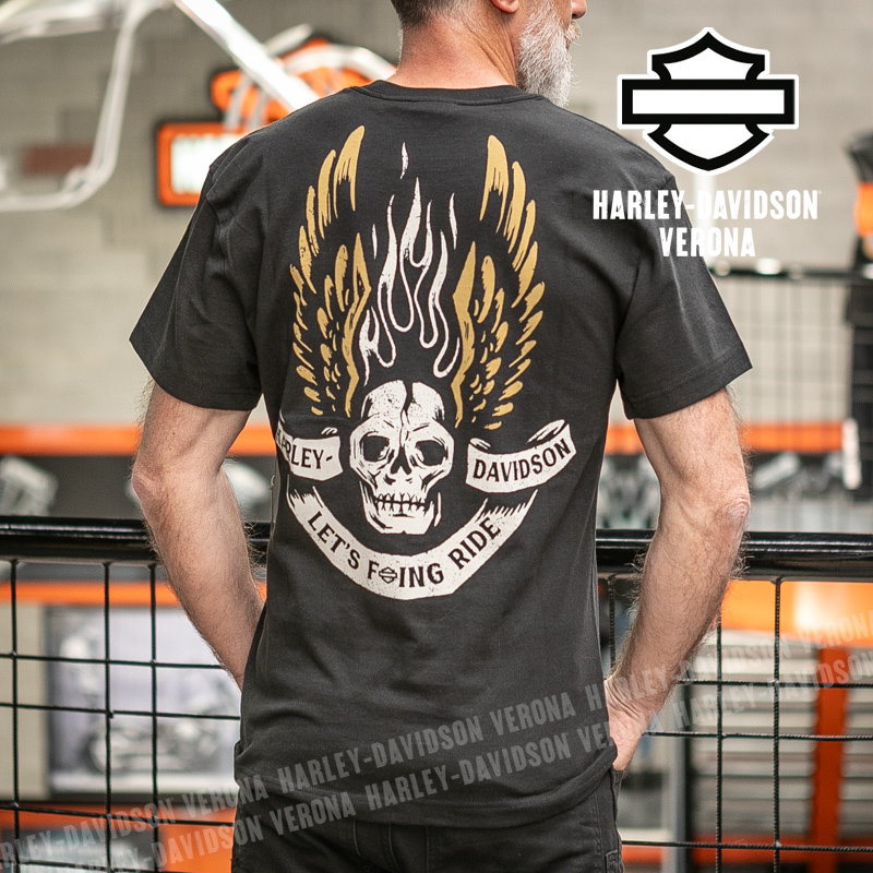 T-shirt Harley-Davidson® Skull black
