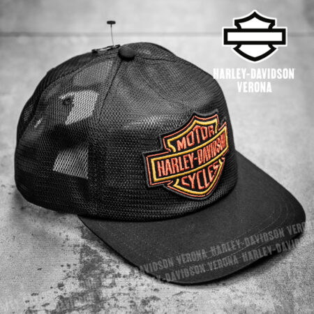 Berretto regolabile Harley-Davidson® Trucker Bar & Shield Switchback Mesh Crown