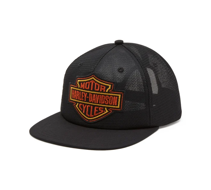 Berretto regolabile Harley-Davidson® Trucker Bar & Shield Switchback Mesh Crown