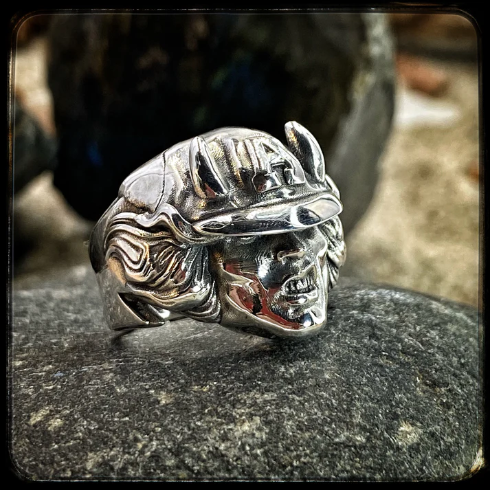 Anello Angus Young AC/DC – Highway to Hell – Argento 925