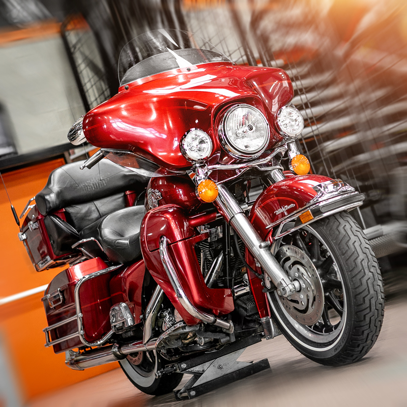FLHTCUI TOURING ULTRA ELECTRA GLIDE SIERRA RED MY 05