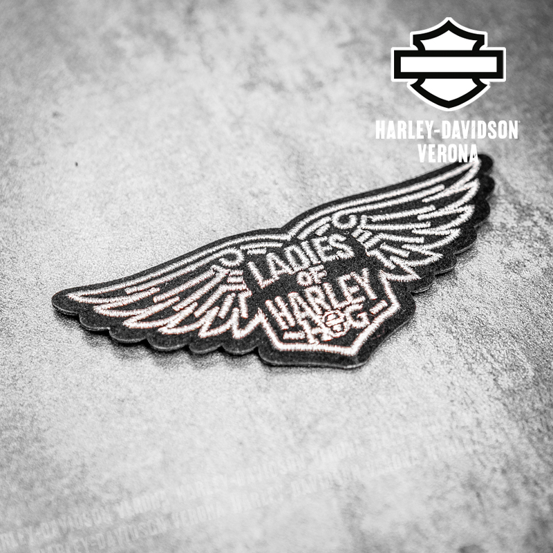 L.O.H Wings Patch In Silver - SMALL