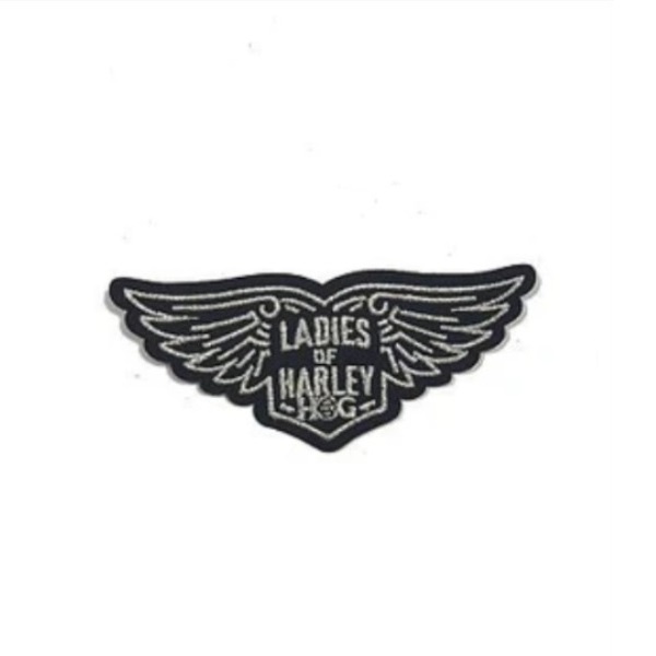 L.O.H Wings Patch In Silver - SMALL