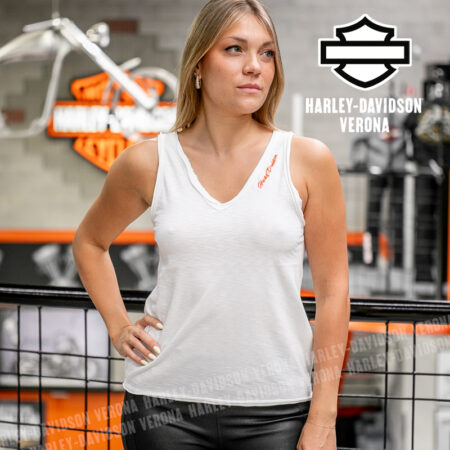 Canotta Harley-Davidson® Essential V Drapey - Cloud Dancer