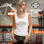 Harley-Davidson® Essential Bling Harley White Tank Top | 96541-25VW