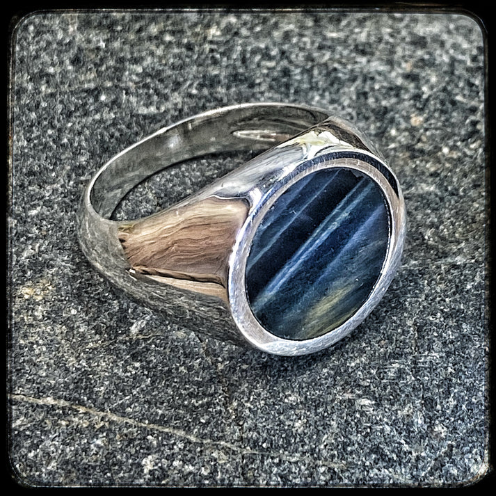 Anello BUTCH. In argento 925 con pietra naturale