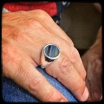 Anello BUTCH. In argento 925 con pietra naturale - immagine 2