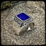 Anello con pietra naturale FOXY in argento 925 - immagine 3