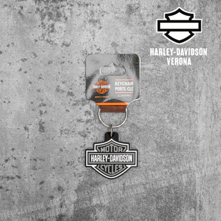 Portachiavi Harley-Davidson® Bar & Shield PVC Grey