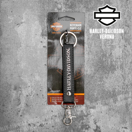 Portachiavi Harley-Davidson® Strap Silver Text