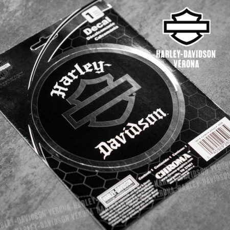 Adesivo Harley-Davidson® Chrome B&S Silhouette Old English