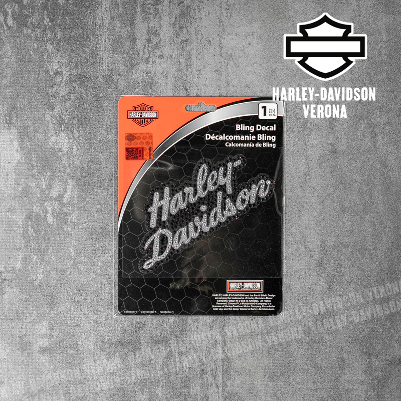 Adesivo Harley-Davidson® Bling Gems Script Logo