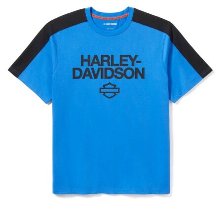 T-shirt Harley-Davidson® Tech Coolmax® Nebulas Blue - Harley Black