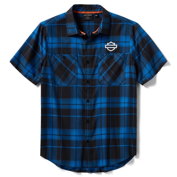 Camicia Harley-Davidson® TECH Coolmax® Blue Black