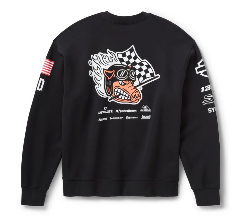Felpa girocollo unisex Harley-Davidson® Factory Racing Team - immagine 5