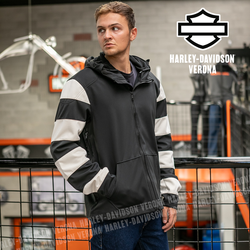 Giacca/felpa da moto whindstopper con cappuccio Harley-Davidson® Breakout Deflector 2.0