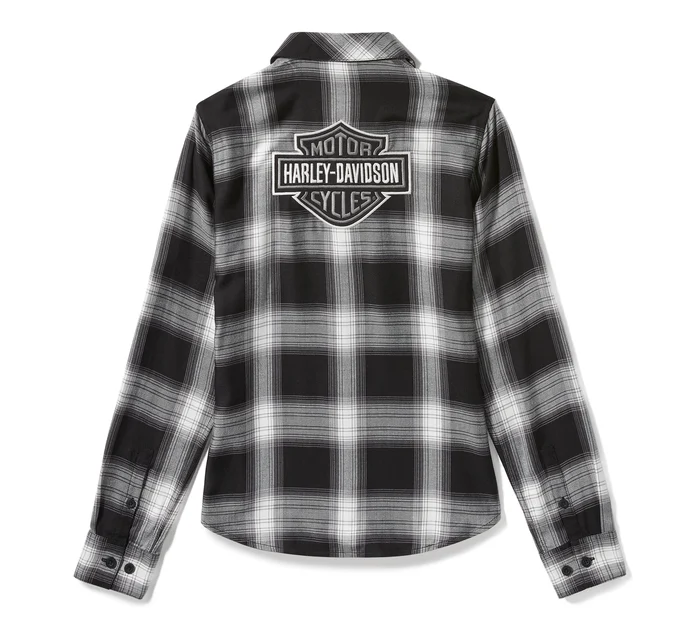 Camicia a manica lunga Harley-Davidson® Essential B&S a quadri