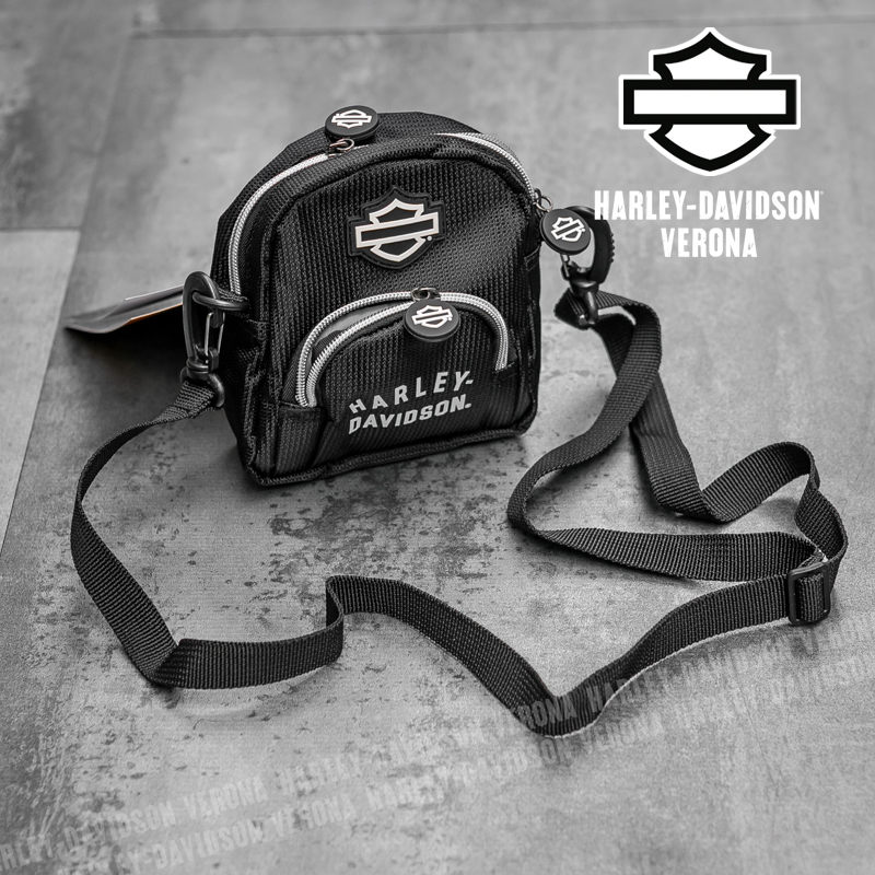 Zaino piccolo Harley-Davidson® Collezione Mini Me Bianco/Nero