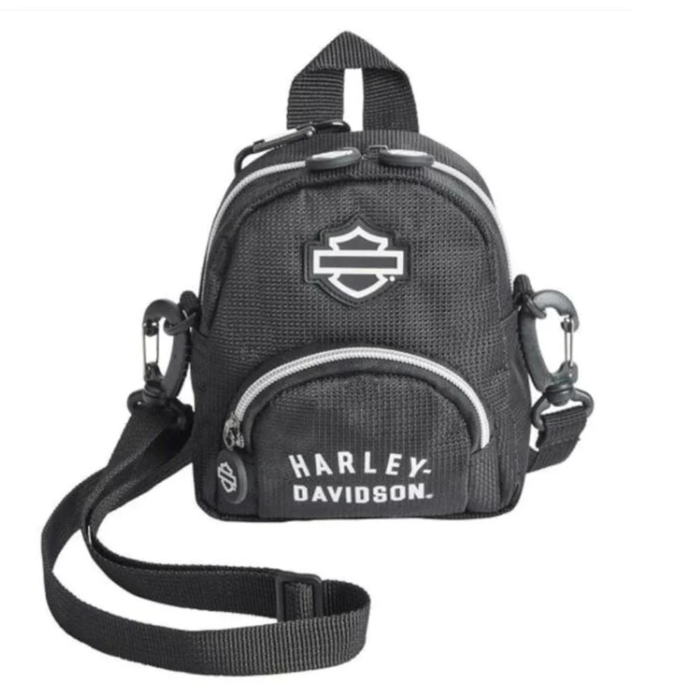 Zaino piccolo Harley-Davidson® Collezione Mini Me Bianco/Nero