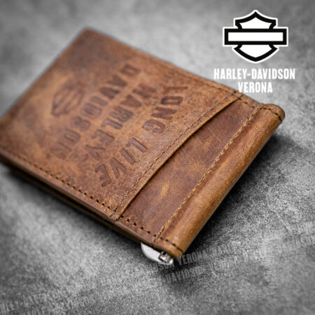 Portafoglio con ferma-soldi Harley-Davidson® Long Live