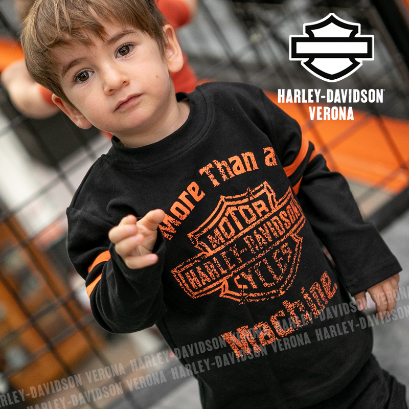 Maglia a maniche lunghe bimbo Harley-Davidson® Bar & Shield Sport