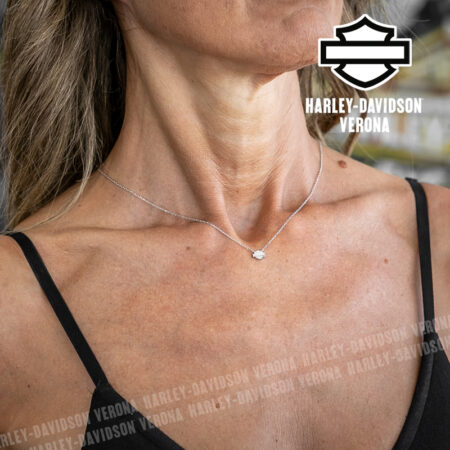 Collana Harley-Davidson® B&S Silver and Diamonds