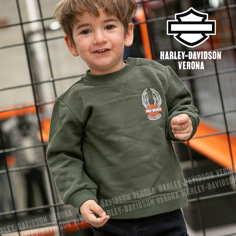 Felpa bimbo Harley-Davidson® Bar & Shield Fleece Crew