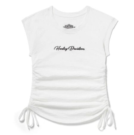 Top Harley-Davidson® Essential Ruched - Cloud Dancer