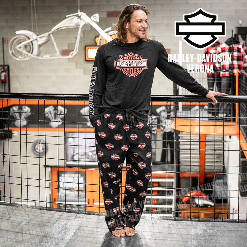 Pigiama da uomo Harley-Davidson® Bar & Shield Buffalo Check (Copia)