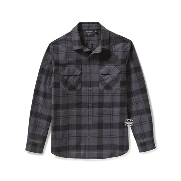 Camicia a maniche lunghe Harley-Davidson® Race – Black/Grey