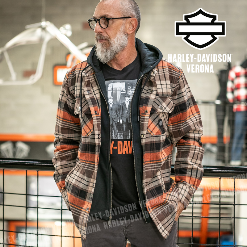 Giacca-camicia con cappuccio Harley-Davidson® Traveller