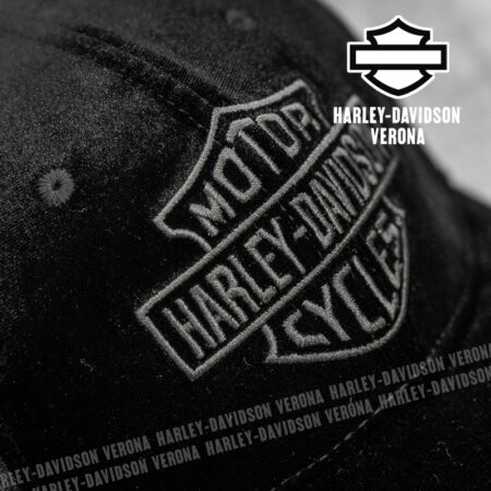 Cappellino in velluto Harley-Davidson® Phantom B&S