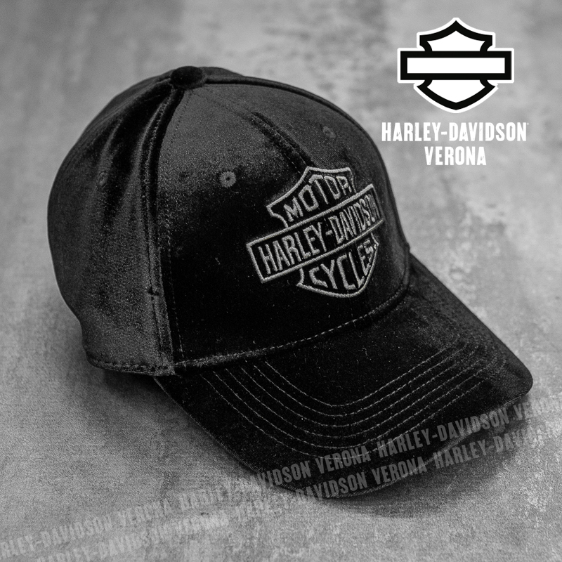Cappellino in velluto Harley-Davidson® Phantom B&S