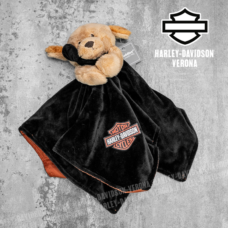 Copertina da bimbo con peluche Harley-Davidson® Cuddles Pal Doggy