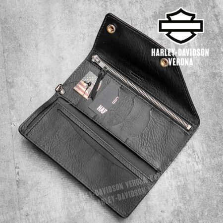 Portafoglio Harley-Davidson® Pit Stop Trucker Black