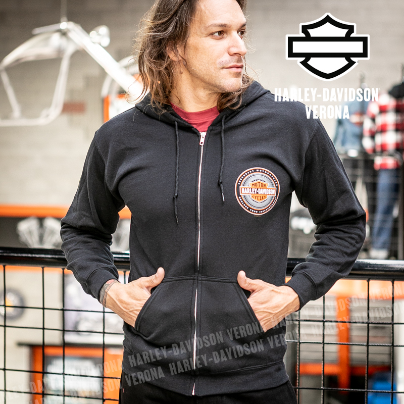 Felpa zippata H-D®  Verona Orbit