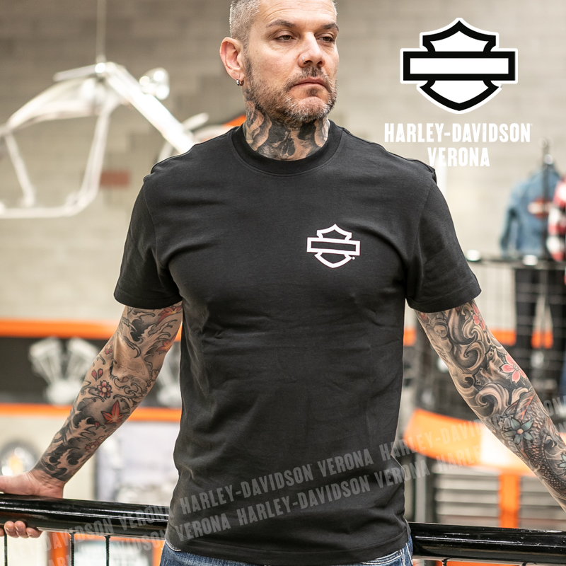 T-shirt Harley-Davidson® Outline B&S Let's F*ing Ride