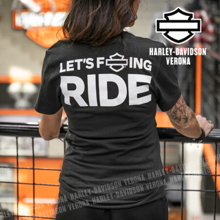 T-shirt Harley-Davidson® Outline B&S Let's F*ing Ride