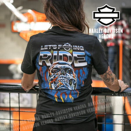T-shirt Harley-Davidson® Skull Let’s F*ing Ride