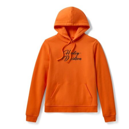 Felpa con cappuccio Harley-Davidson® Essential Bling Pullover - Harley Orange