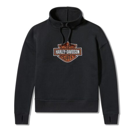 Felpa con collo a imbuto Harley-Davidson® - Harley Black