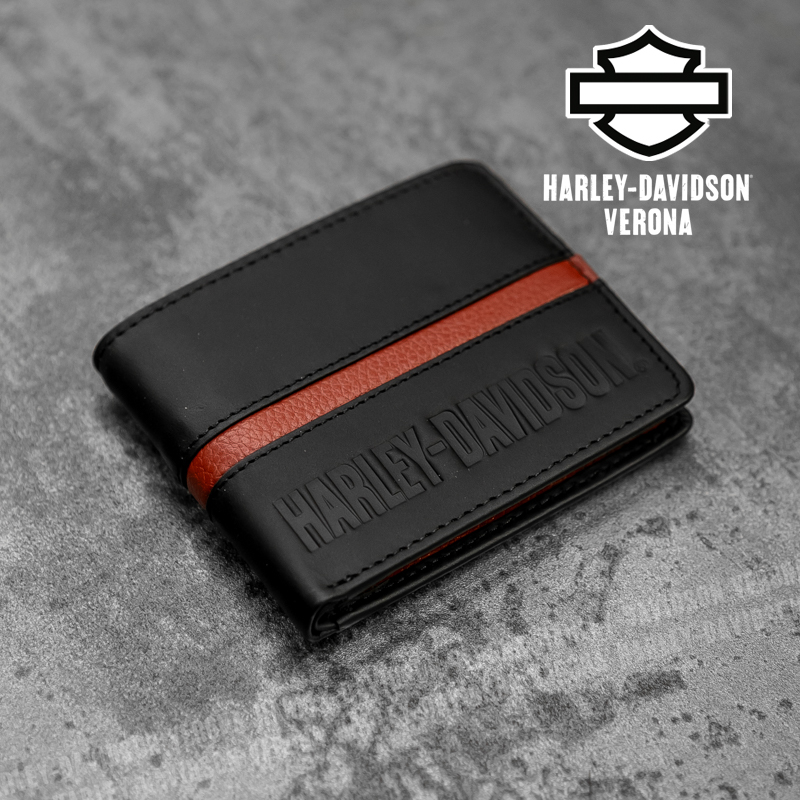 Portafoglio Harley-Davidson® Center Block Passcase Orange - immagine 2