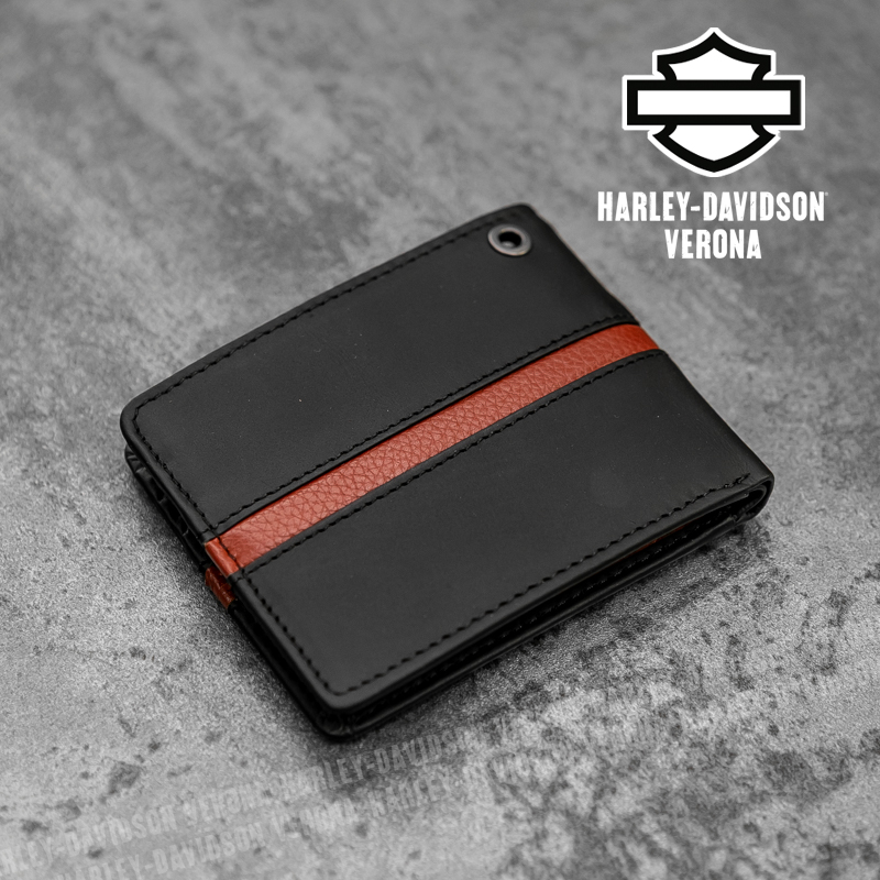 Portafoglio Harley-Davidson® Center Block Passcase Orange - immagine 3