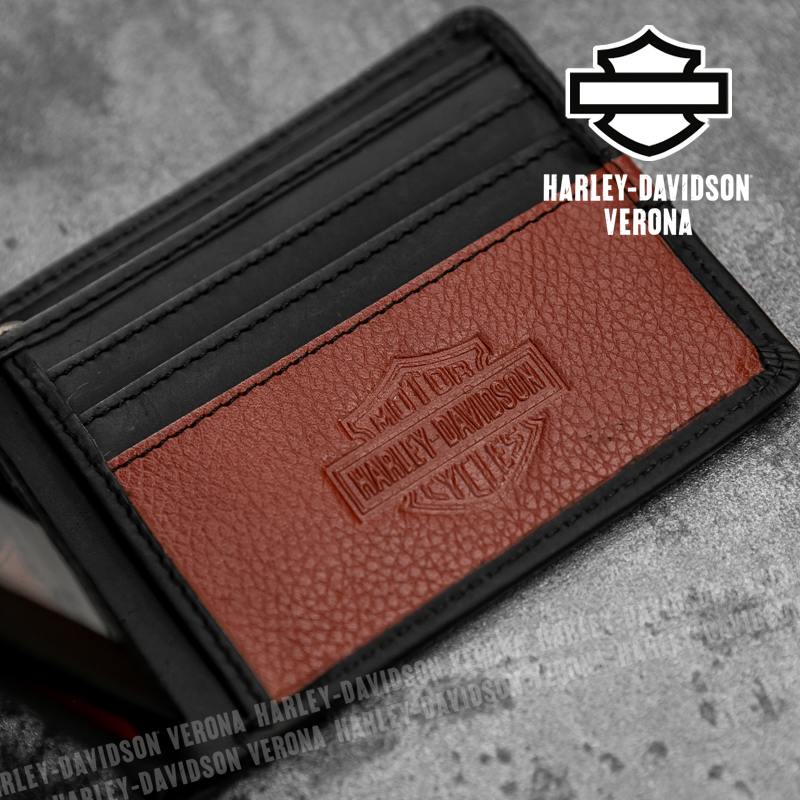 Portafoglio Harley-Davidson® Center Block Passcase Orange - immagine 5