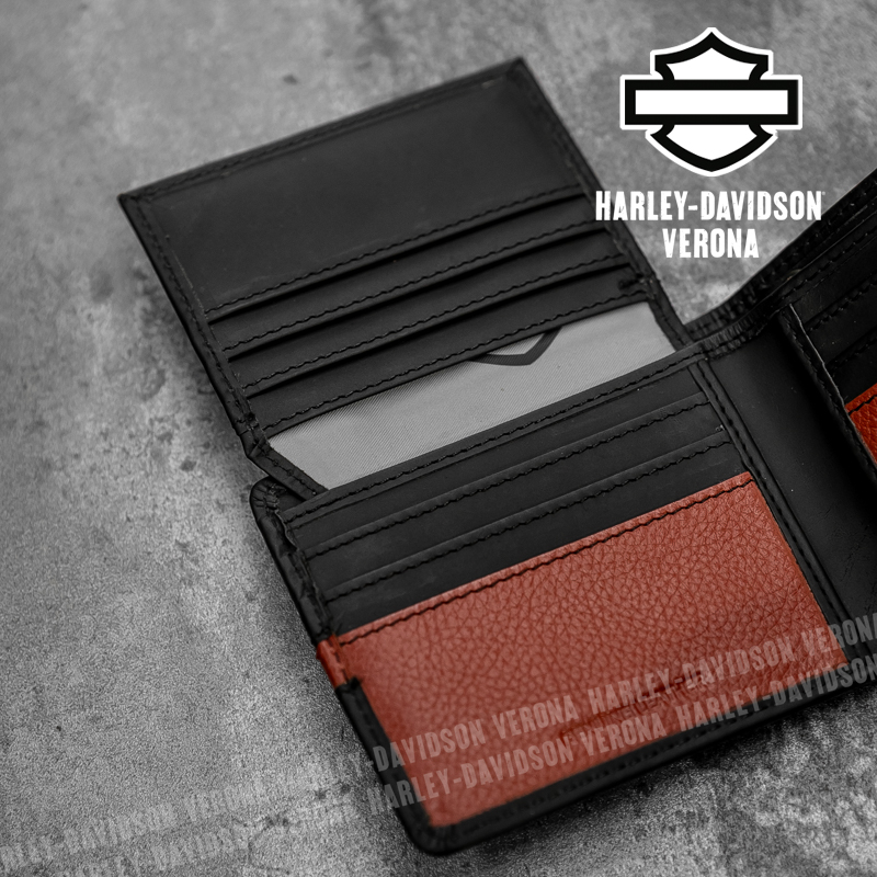 Portafoglio Harley-Davidson® Center Block Passcase Orange - immagine 7