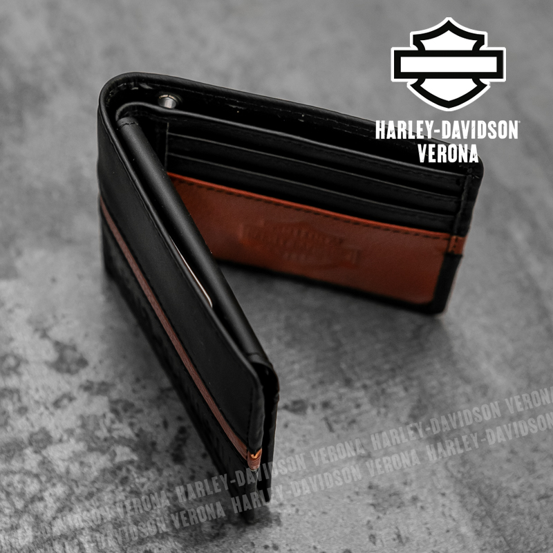 Portafoglio Harley-Davidson® Center Block Passcase Orange - immagine 8