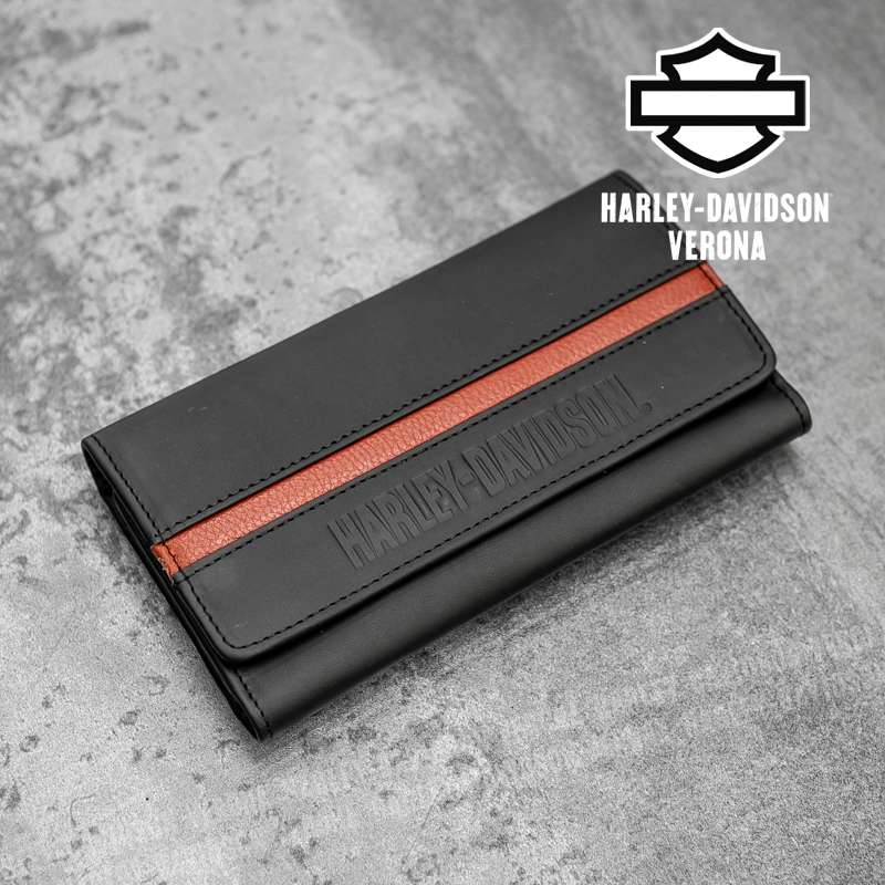 Portafoglio Harley-Davidson® Center Block Trucker Black - immagine 2