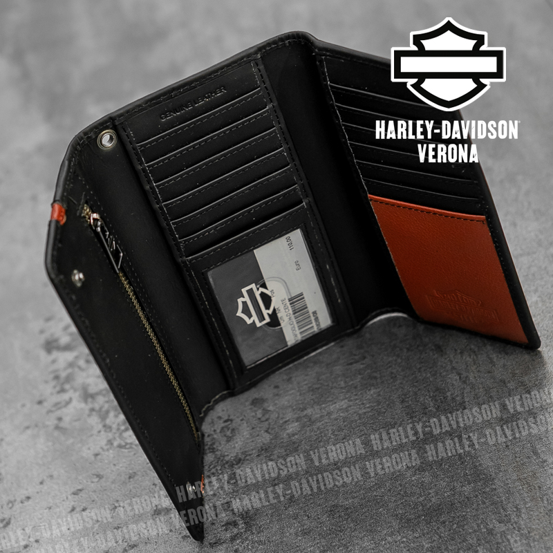 Portafoglio Harley-Davidson® Center Block Trucker Black - immagine 8